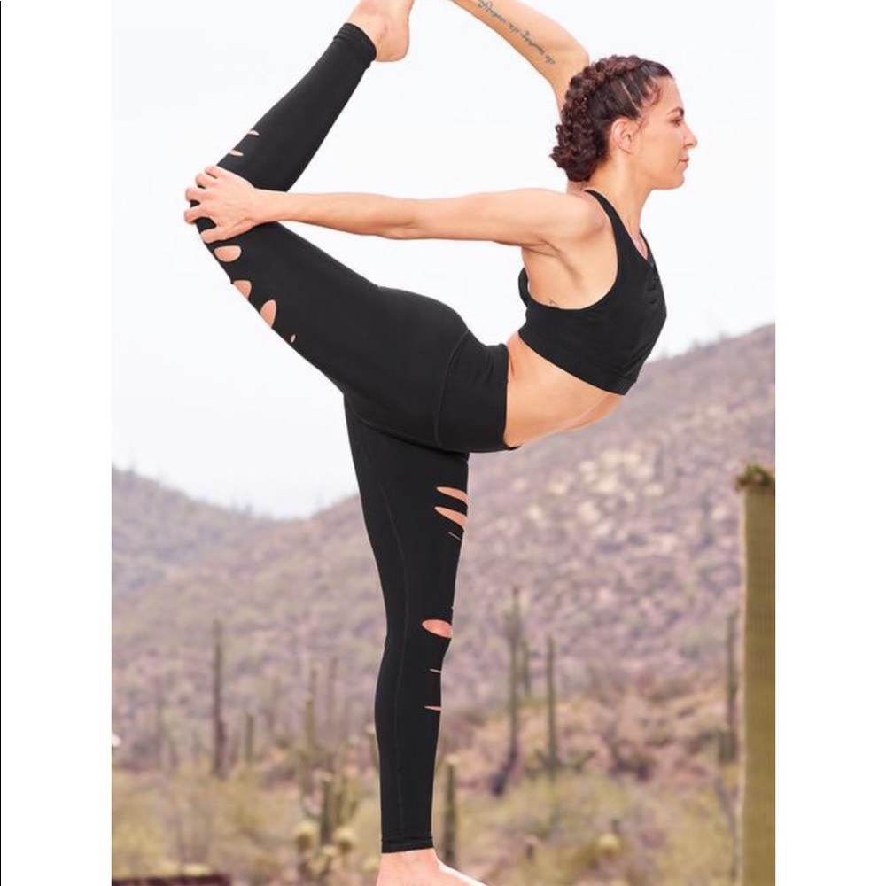 COPY - High waist ripped yoga pants